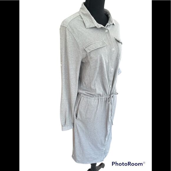 Craghoppers W NOSILIFE DAKU DRESS, Soft Grey Marl, size S/6 - Picture 8 of 9